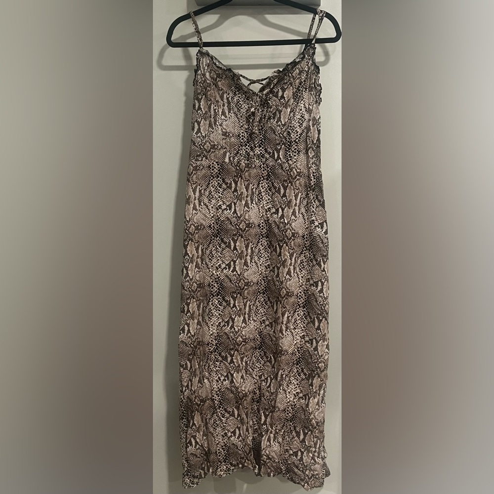 Wild Fable Snakeskin Midi Dress